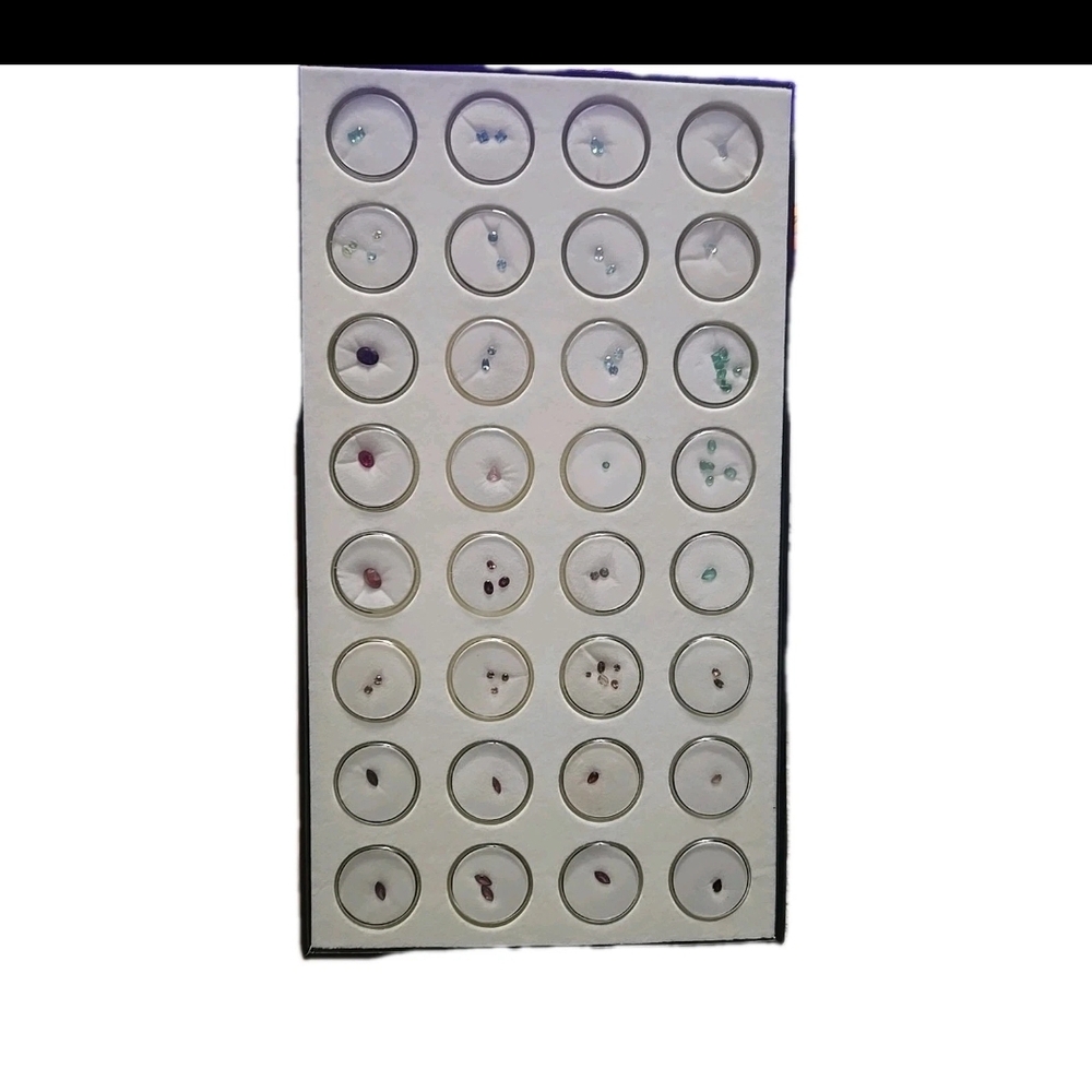 Assorted Cabochons - 64 Total Stones! Ruby, Emera… - image 1